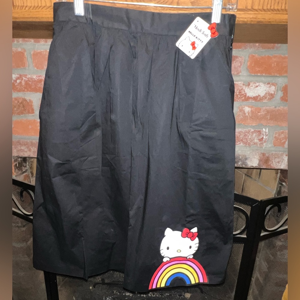 NWT Hello Kitty x Modcloth Black Skirt